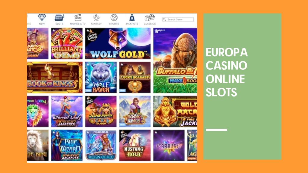 Europa Casino online slots