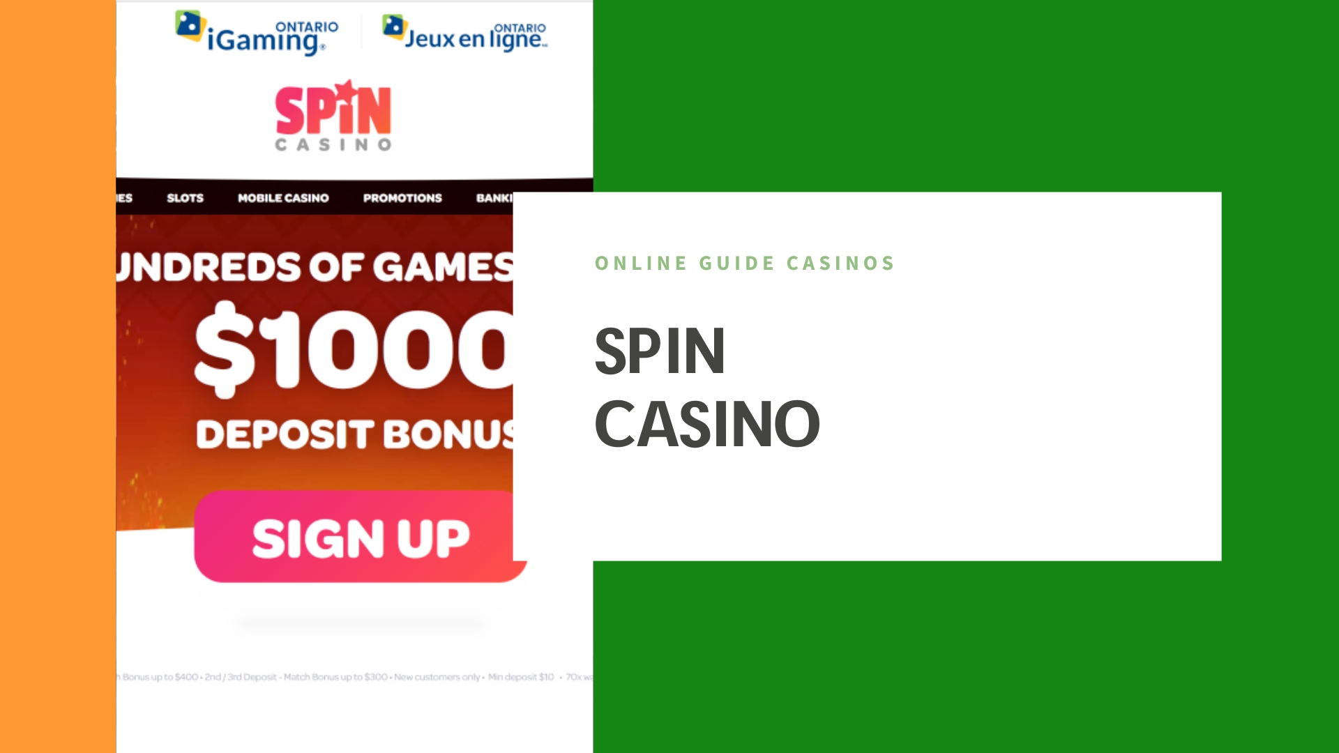 Spin casino review especially for Indian gamblers