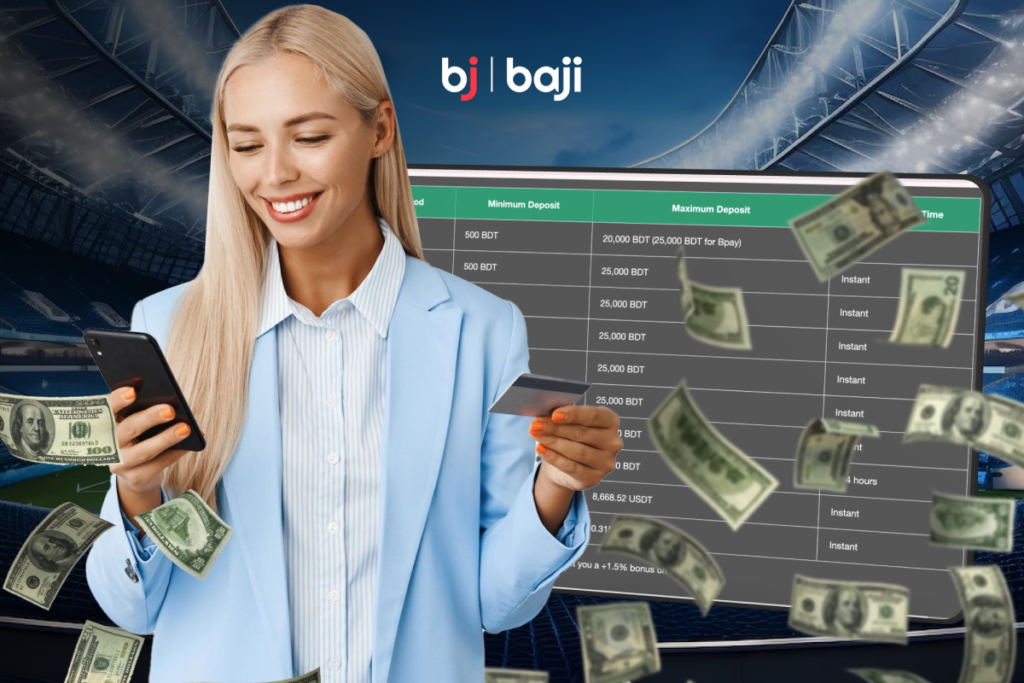 Payment Methods Offered by Baji 